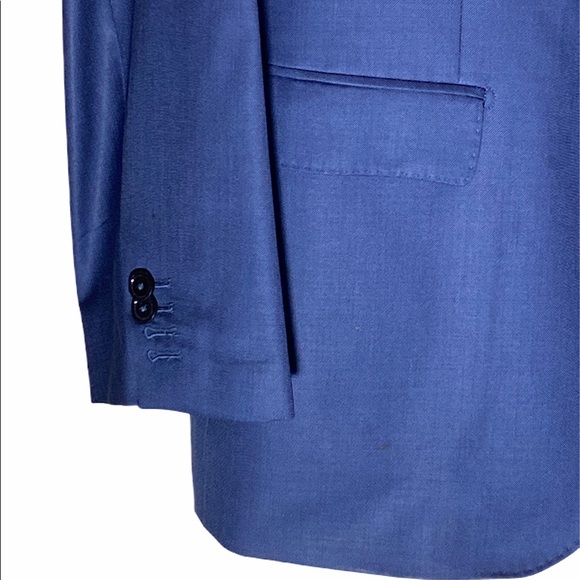 MASSIMO DUTTI**Blue Blazer Super 120 Wool**US 44 - Picture 3 of 9